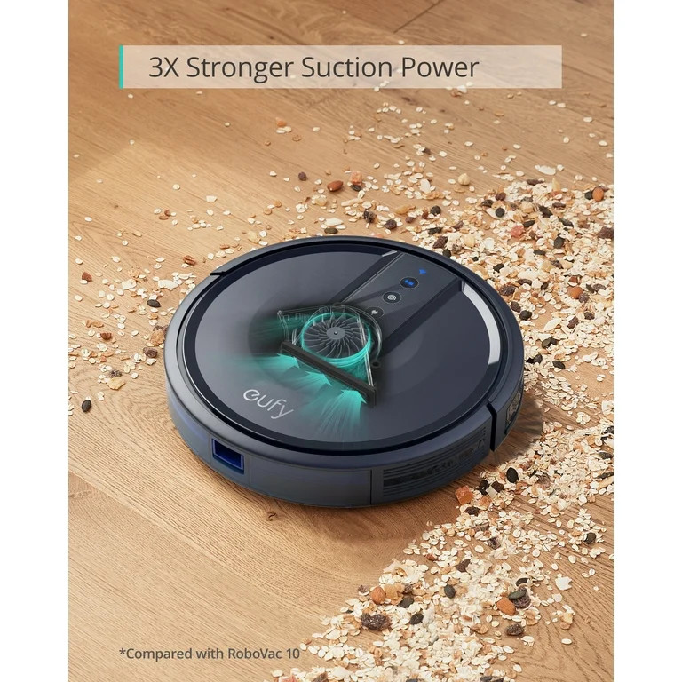 Anker eufy 25C Wi-Fi Connected Robot Vacuum, Great for Picking up Pet Hairs, Quiet, Slim | Walmart (US)