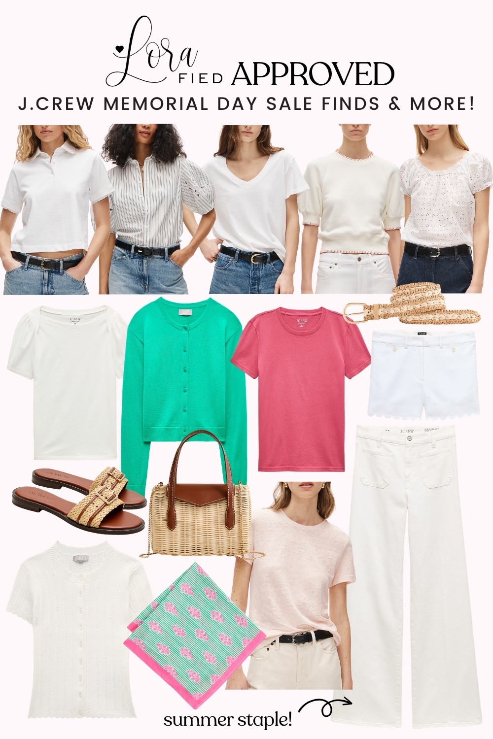 LORAfied Approved Memorial Day Sale Picks from J. Crew😍🤍

summer fashion, summer wardrobe, summer staples, summer sale, memorial day sale, j. crew summer arrivals, j. crew sale

#LTKSaleAlert