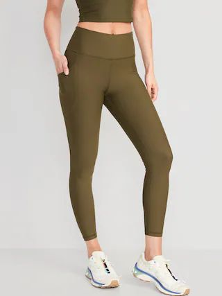 High-Waisted PowerSoft 7/8 Leggings for Women | Old Navy (US)