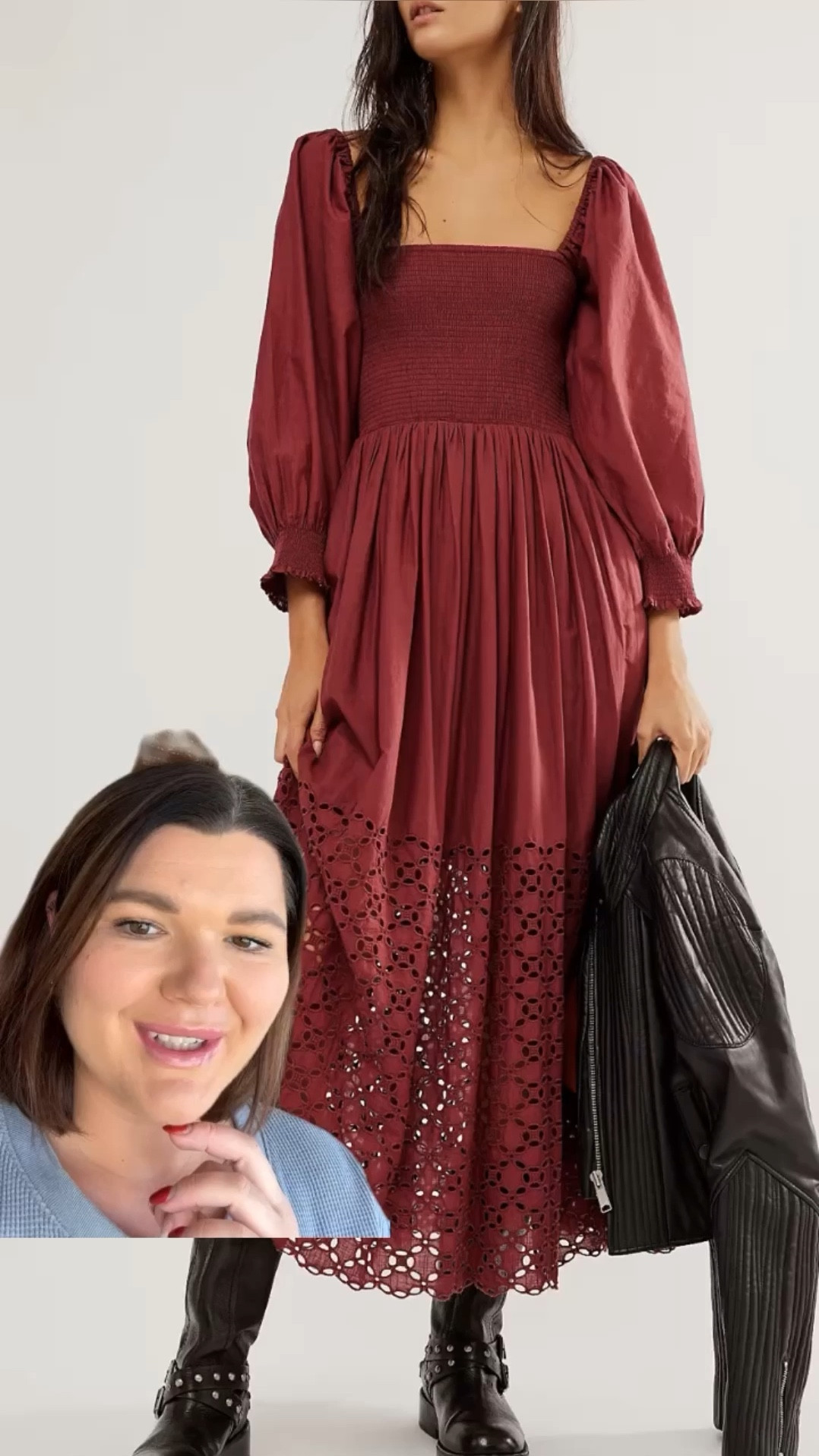 Trying this gorgeous free people midi dress on my midsize & pregnant body! The dress is definitely bump friendly and would be perfect for baby shower, maternity pictures or events! Wearing size large  

#LTKbump #LTKSeasonal #LTKmidsize