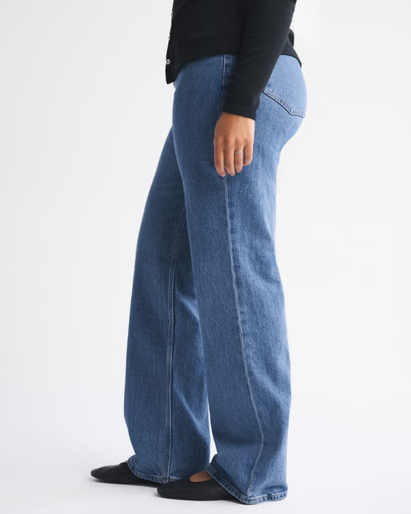 Women's Curve Love High Rise 90s Relaxed Jean | Women's Bottoms | Abercrombie.com | Abercrombie & Fitch (US)