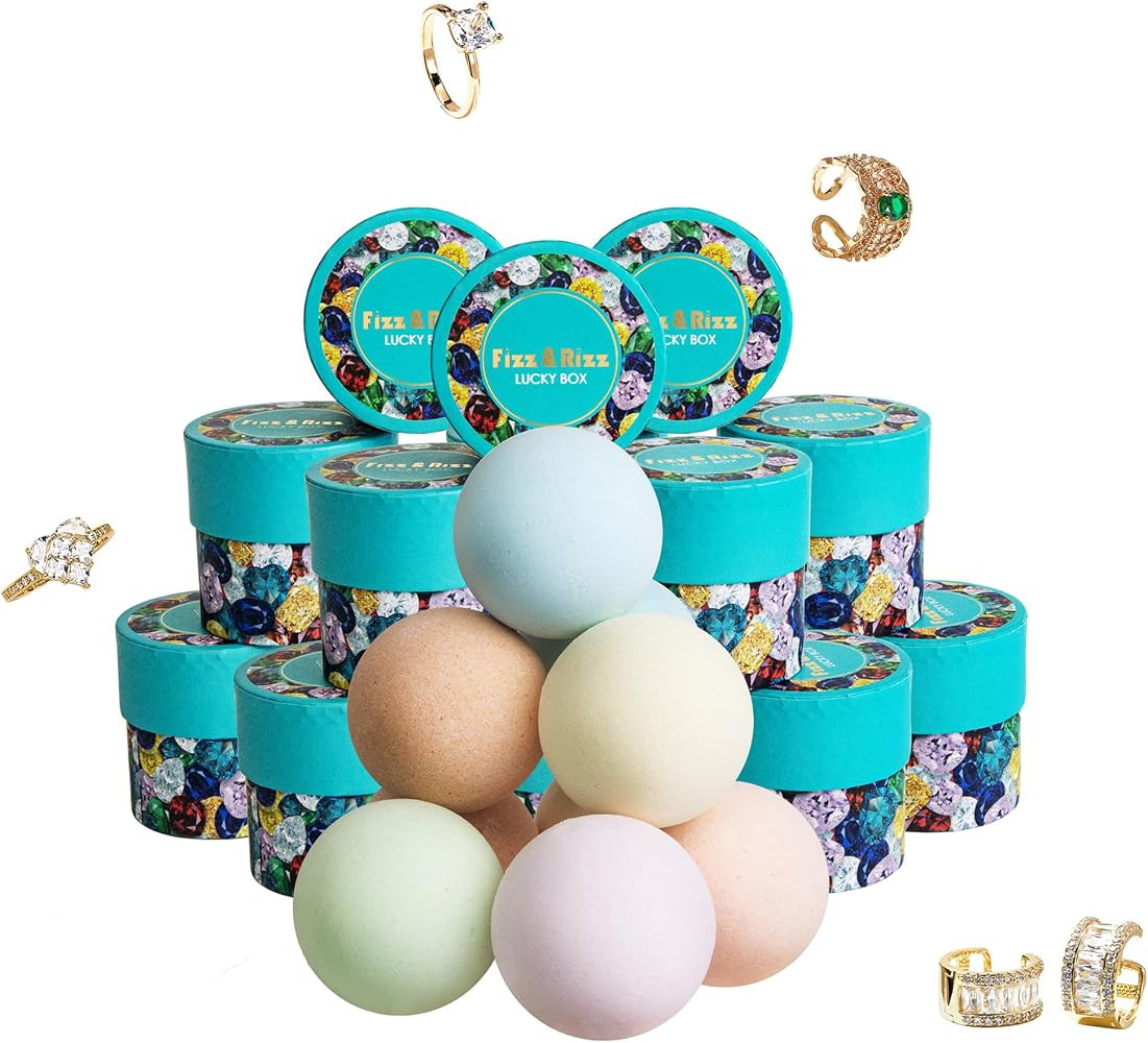 Fizz & Rizz Mystery Box of Ring - Fashion JewelryMystery Box-Secret Jewelry -Bubble Bomb -Surpris... | Amazon (US)