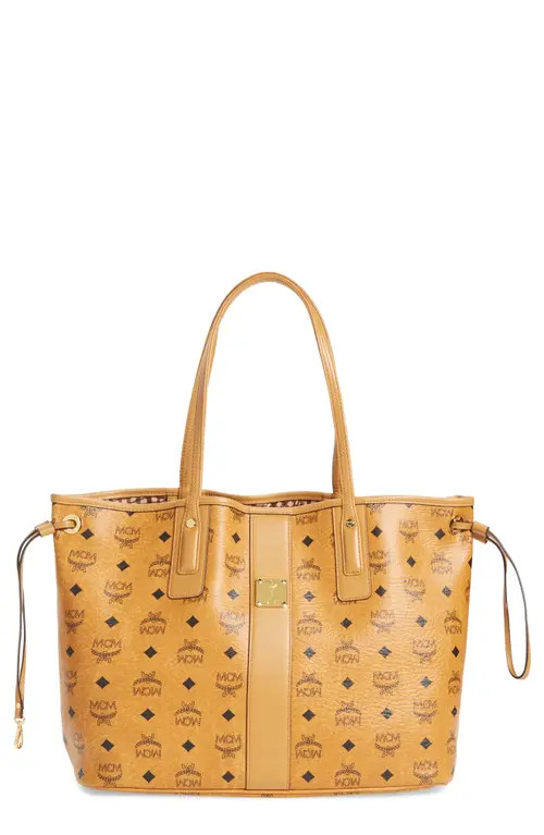 MCM Medium Liz Reversible Shopper in Cognac Brown at Nordstrom | Nordstrom