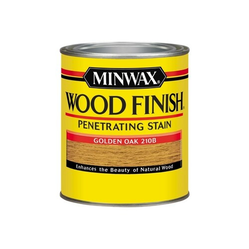 Minwax Wood Finish Oil-Based Stain Golden Oak Oil-Based Interior Stain (Quart) | Lowe's