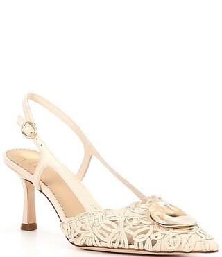 Antonio Melani x Style by Simkins Conway Woven Ornamented Slingback Pumps | Dillard's | Dillard's