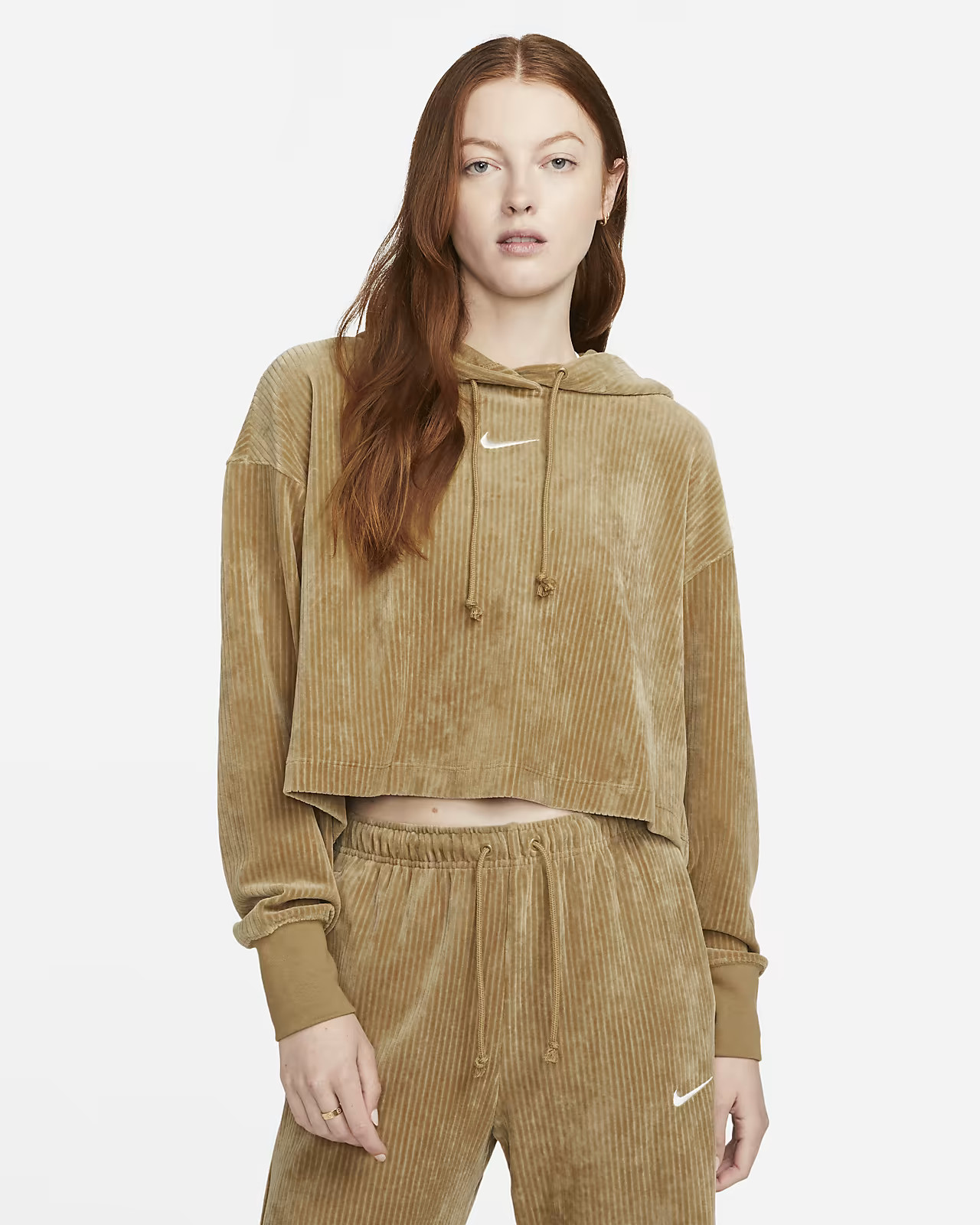 Women's Velour Cropped Pullover Hoodie | Nike (US)