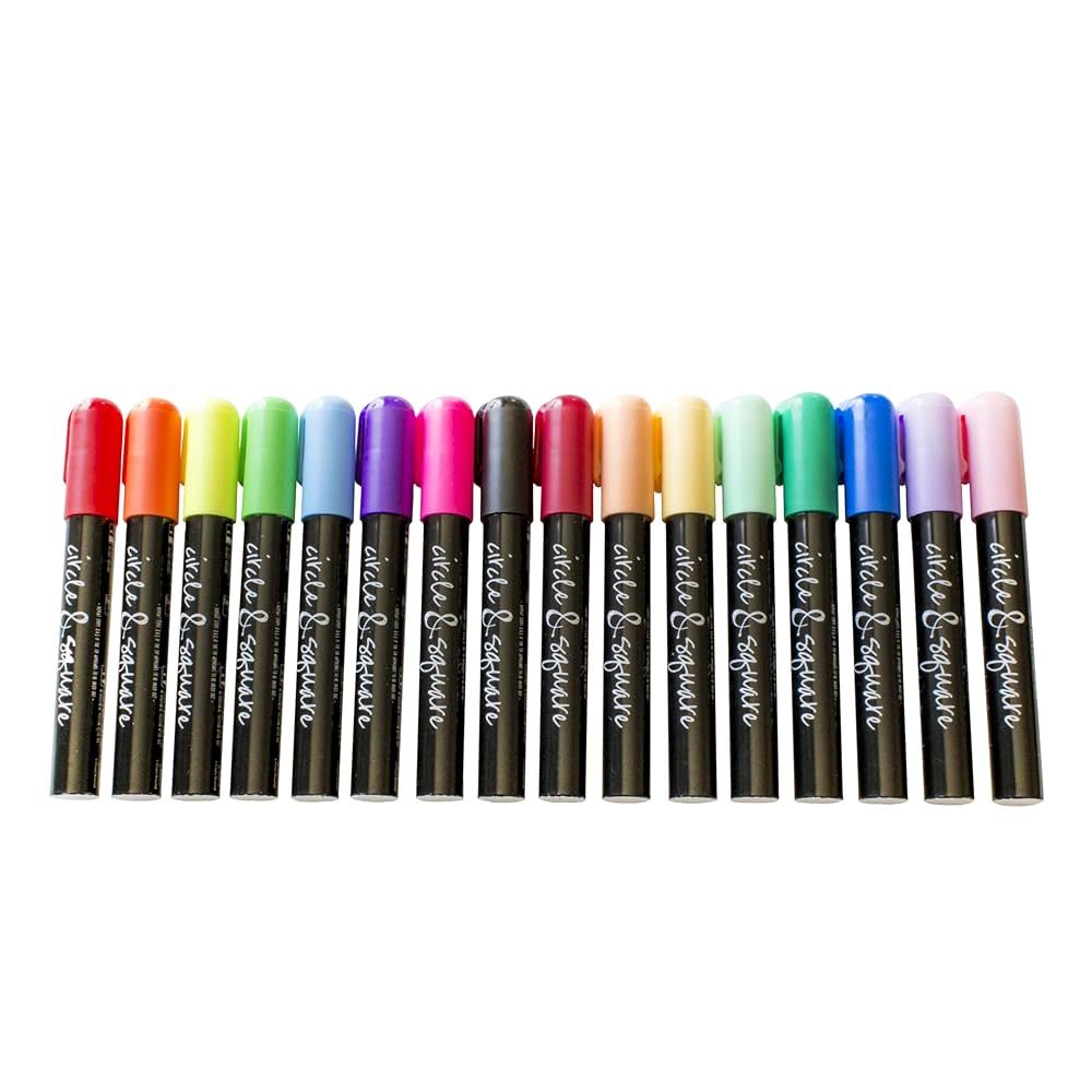 Deluxe Chalk Marker Set | 16 pens | 6mm reversible tip (chisel or round) Active Restock requests:... | Amazon (US)