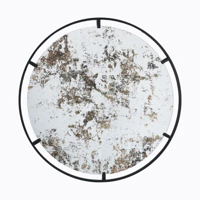 Iron Frame Vertical Round Mirror | Wayfair North America