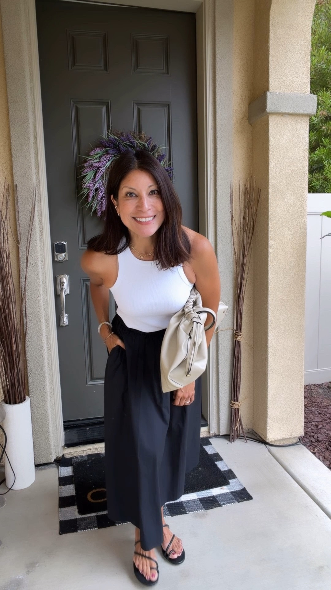 Simple and classic outfit. 

Sometimes you need to put on an item then remember why you like it, this skirt :) 

Tank size small 
Skirt older @Target xs 
Summer outfit over 50 
Vacation style

#LTKootd #LTKSeasonal #LTKPetite