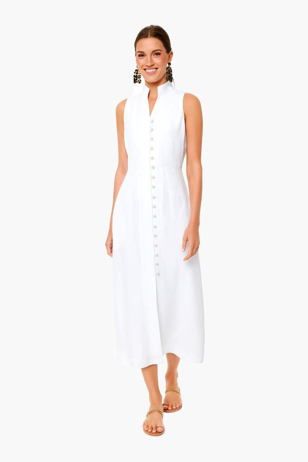 White Leighton Dress | Tuckernuck (US)