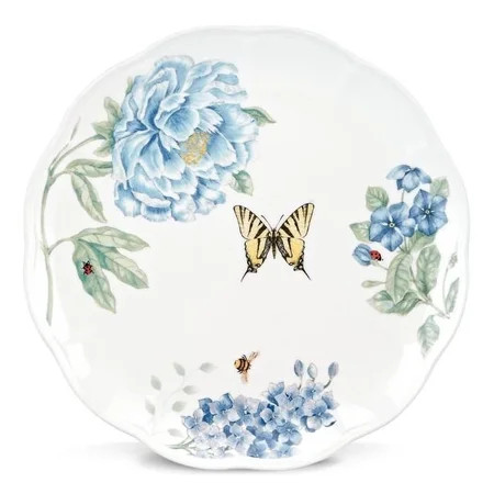 Lenox Butterfly Meadow Blue 10.75 Inch Dinner Plate | Walmart (US)