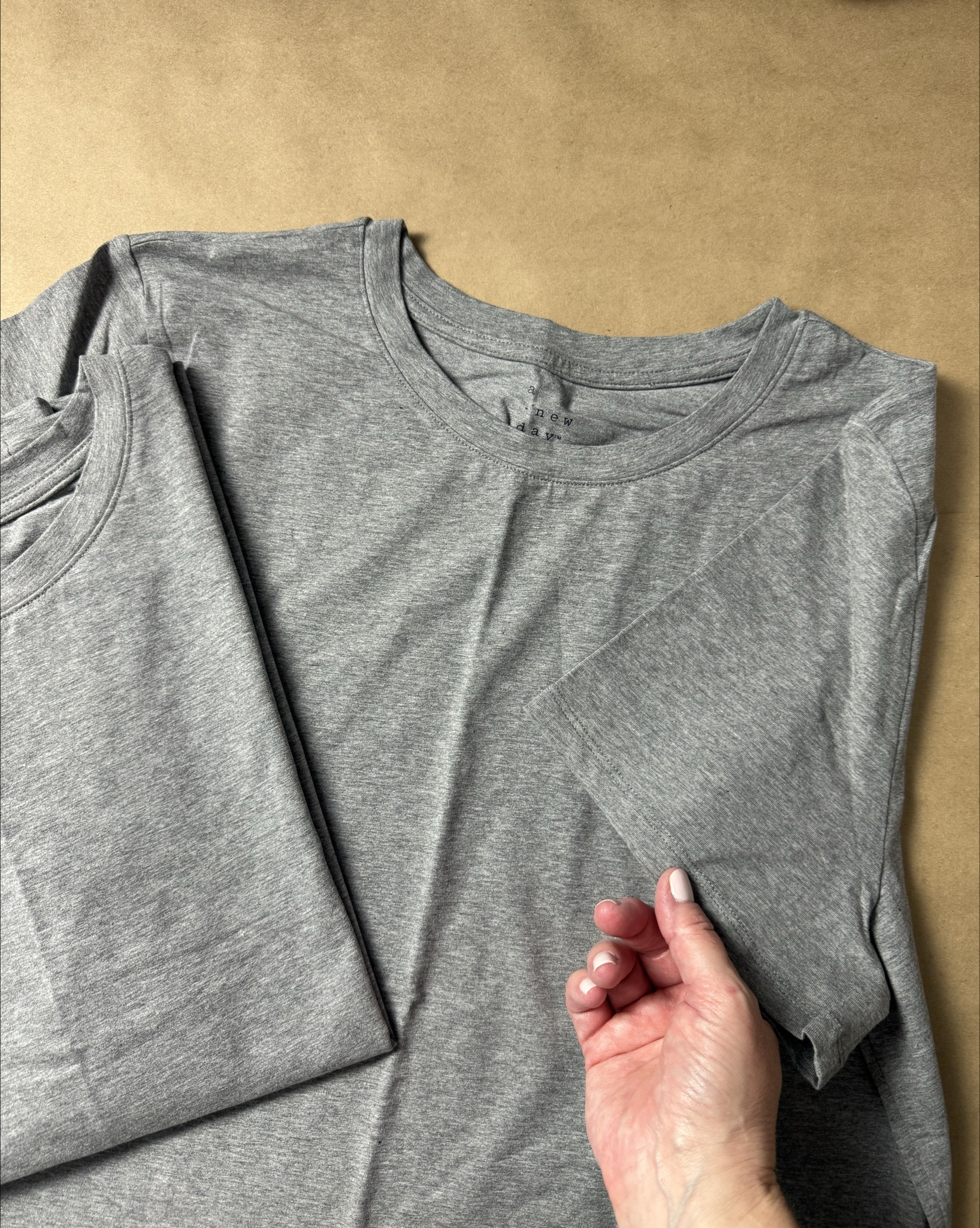 I live in t-shirts when working in my mosaic studio. I love how soft these shirts are plus they’re a great fit and it comes in soooo many colors. And you can’t beat the price!  🌈 Heather gray tee - soft t-shirt - summer tee - comfy vibe - summer uniform - cute inexpensive tee - t-shirt under $10 gray shirt

#LTKSummerEdit #LTKActive #LTKPetite