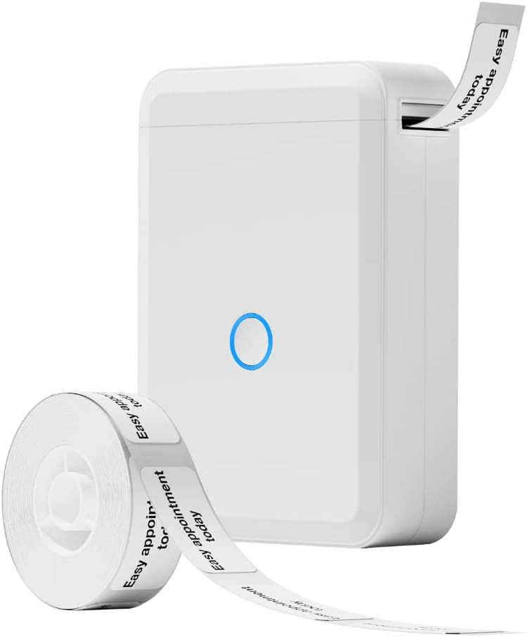 Label Maker D110 Bluetooth Thermal Label Maker Machine with Tape, Portable Inkless Label Printer ... | Amazon (US)