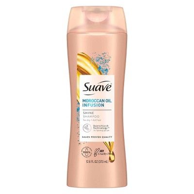 Suave Moroccan Oil Infusion Shine Shampoo for Dry + Dull Hair - 12.6 fl oz | Target