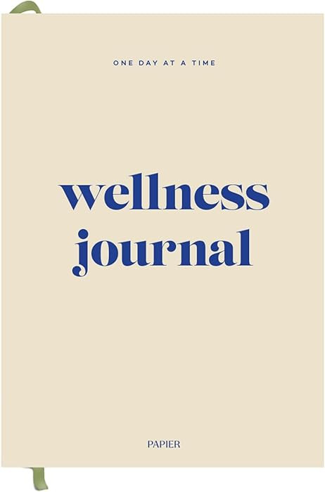 Papier Daily Wellness Journal Diary - Beige, 8.46"L x 6.02"W | Hardback Cover Wellbeing, Gratitud... | Amazon (US)
