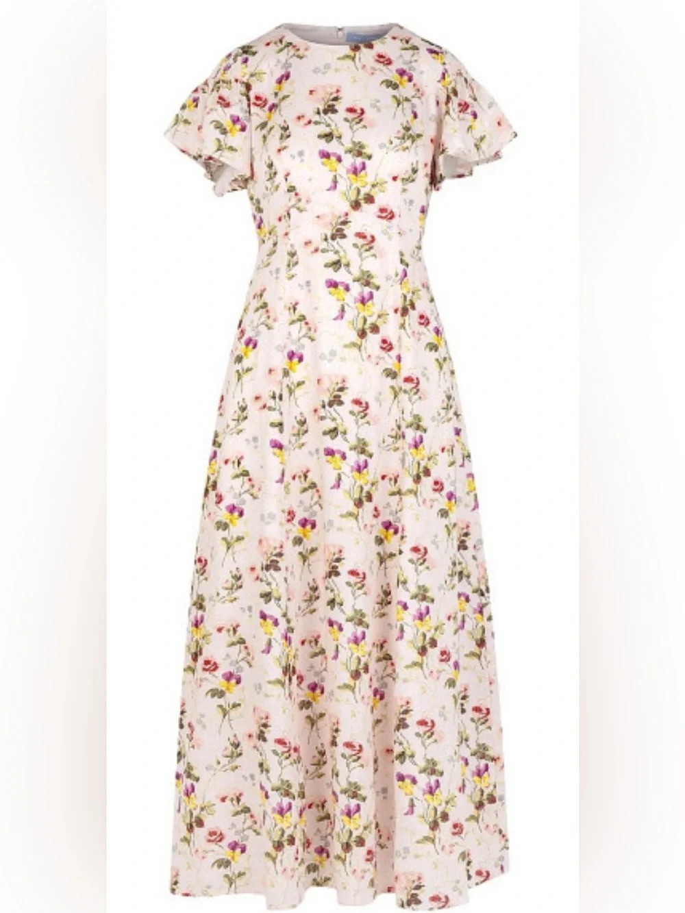Hill House Home The Dominique Pink Floral Puff-Sleeve Maxi Dress | Poshmark