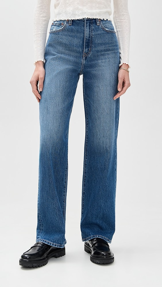City Straight High Rise Straight Jeans | Shopbop