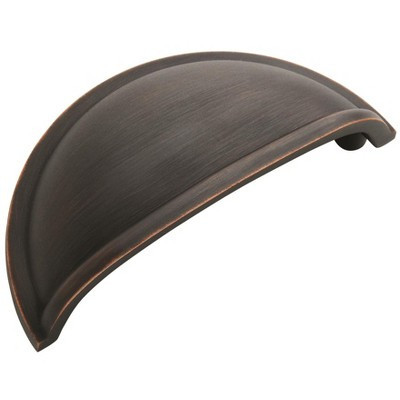 Amerock Cup Pulls 3 inch (76mm) Center-to-Center Oil-Rubbed Bronze Cabinet Cup Pull - 10 Pack | Target