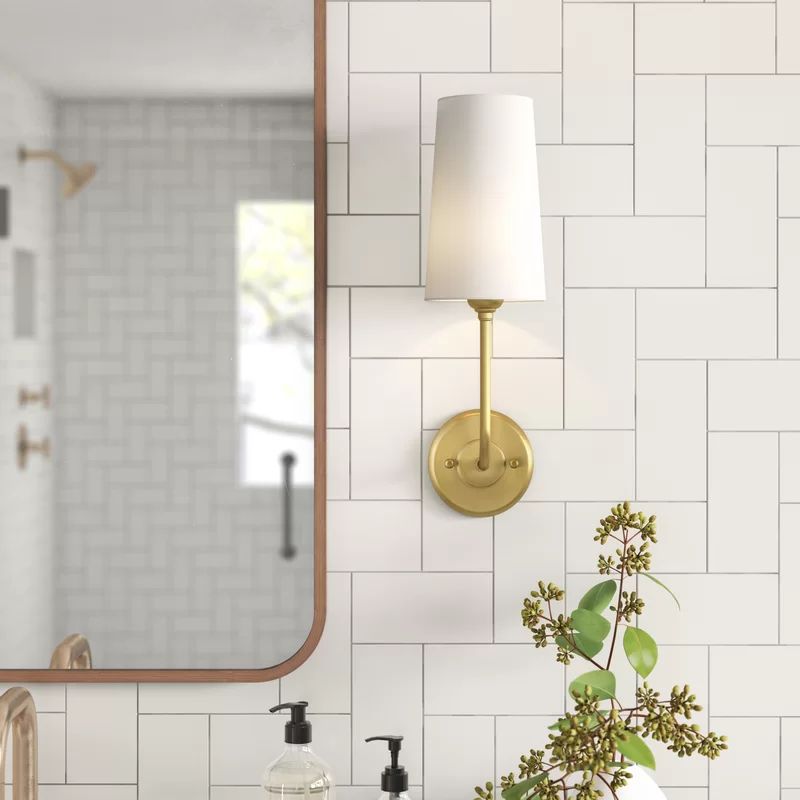 Aiesha 1 - Light Dimmable Armed Sconce | Wayfair North America