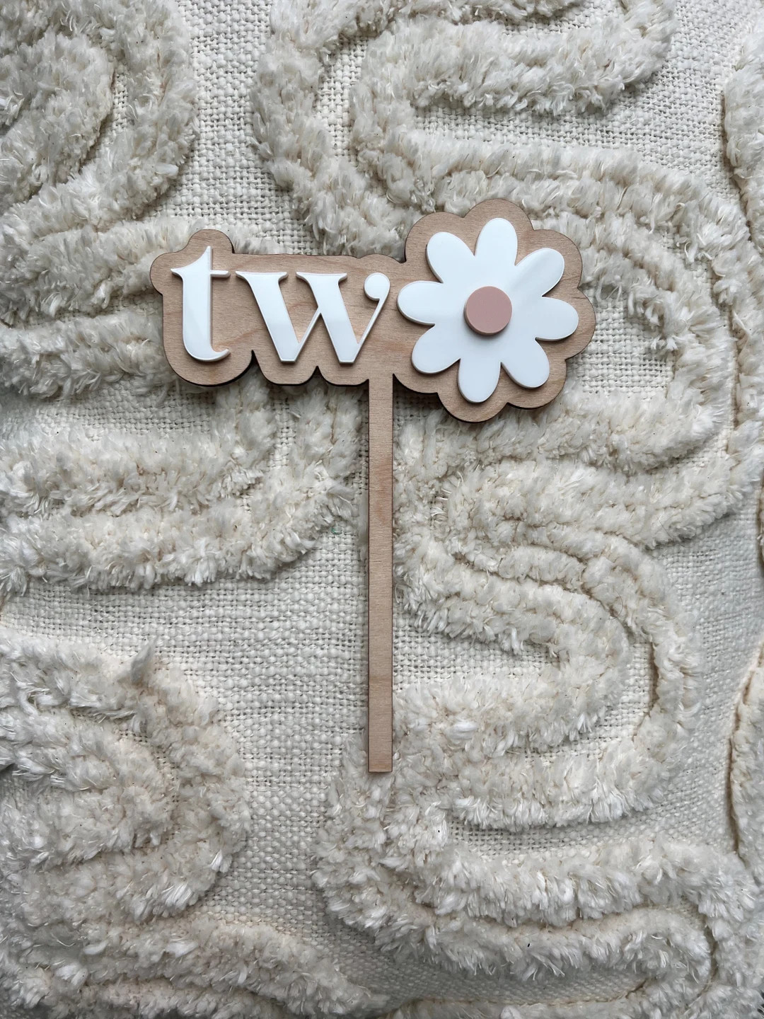 Daisy Two Cake Topper | Etsy (US)