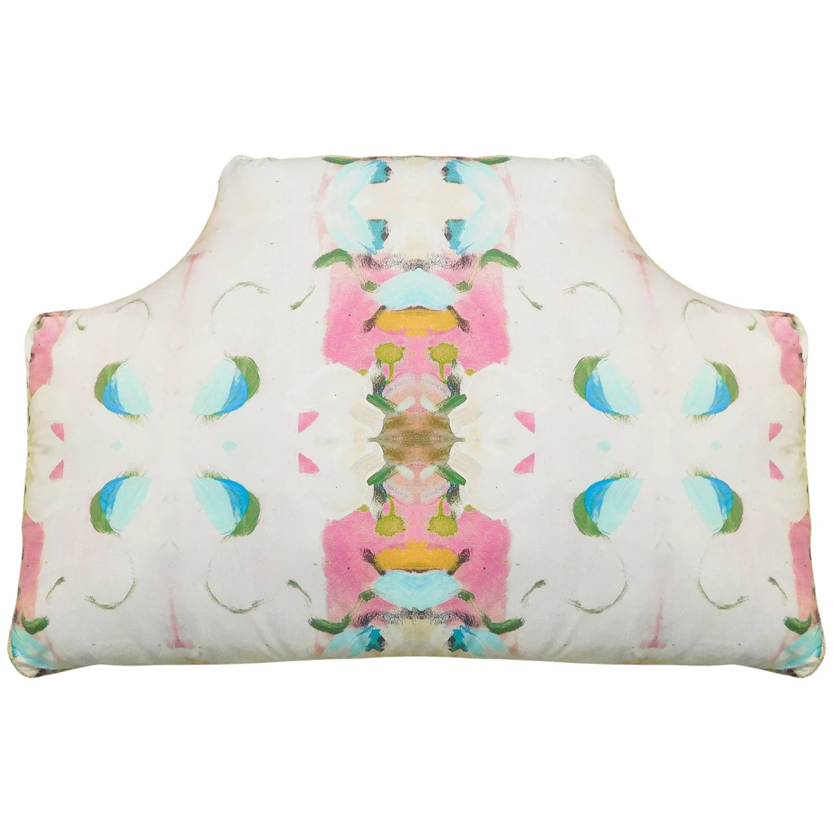 The Headboard Pillow® - Monet's Garden Pink Twin XL | Laura Park Designs