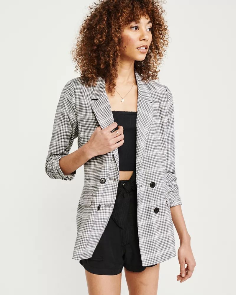 Plaid Blazer | Abercrombie & Fitch US & UK