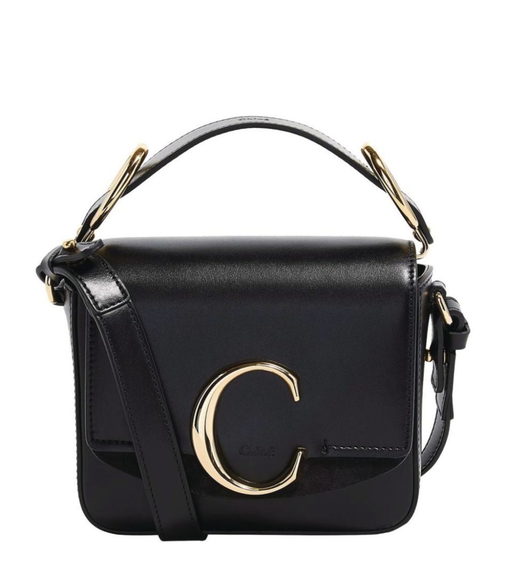 Mini Leather Chloé C Bag | Harrods