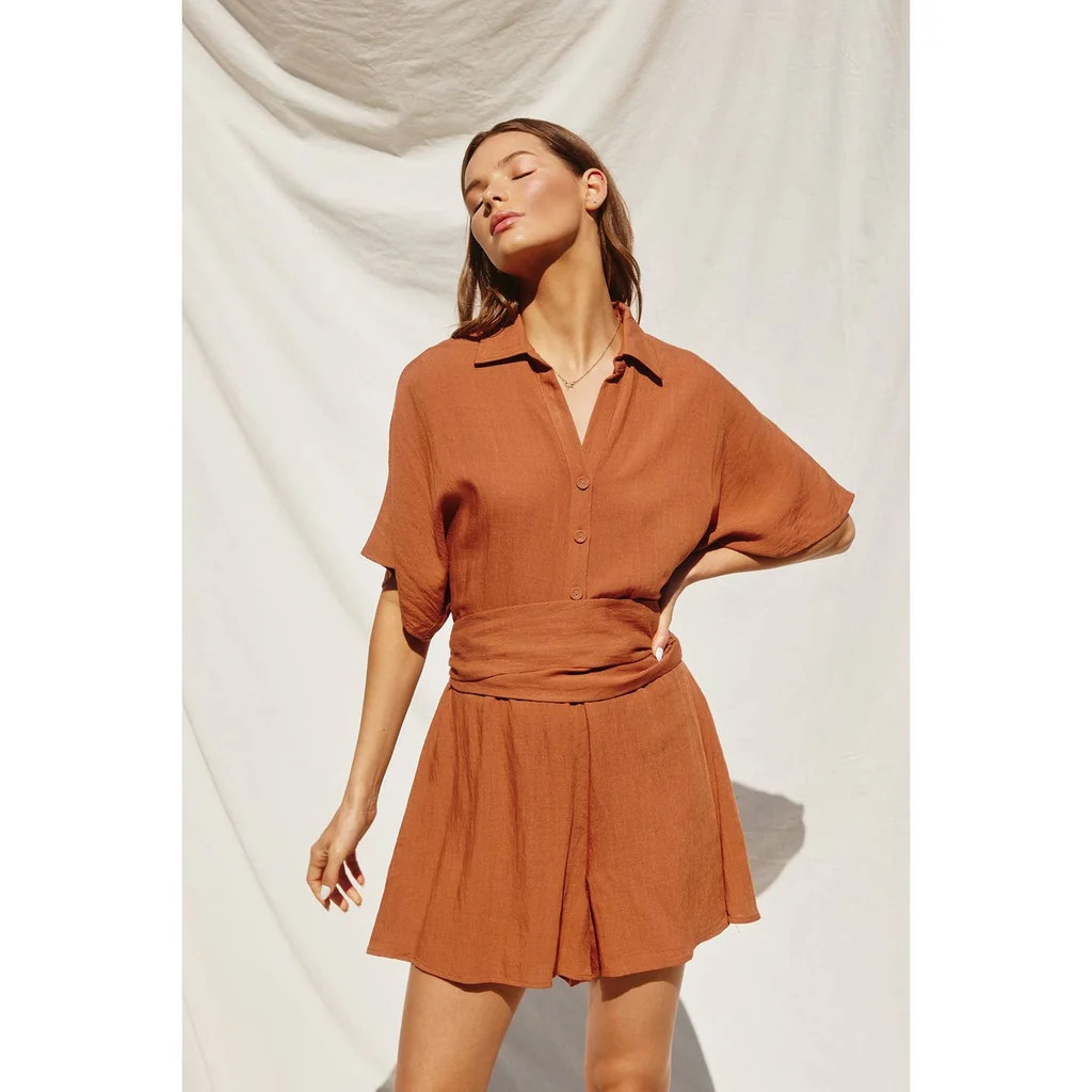 Breezy Button Up Romper | Lilla & Beth