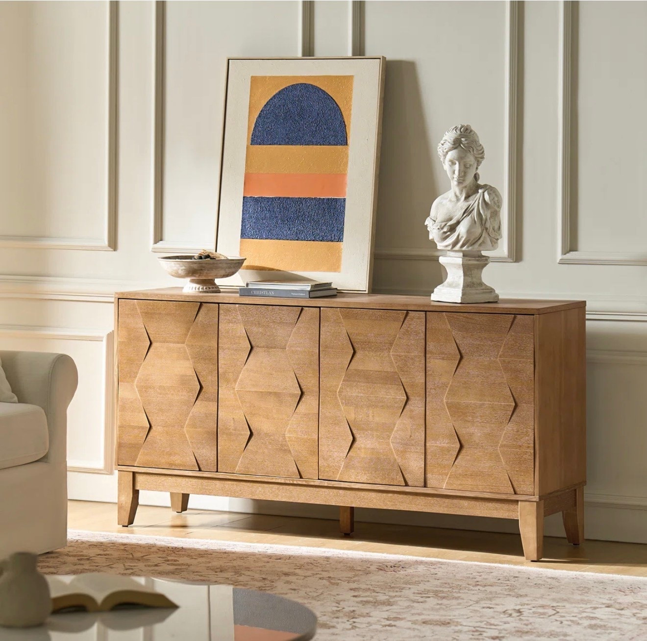✨Wayfair Find: This sideboard makes a style statement with its textured design and mid-century vibe. The door fronts feature captivating hexagonal embellishments, adding subtle visual texture and dimension to the overall design.

#wayfaircreator #wayfair #midcenturymodern #homefurnishings

#LTKHome