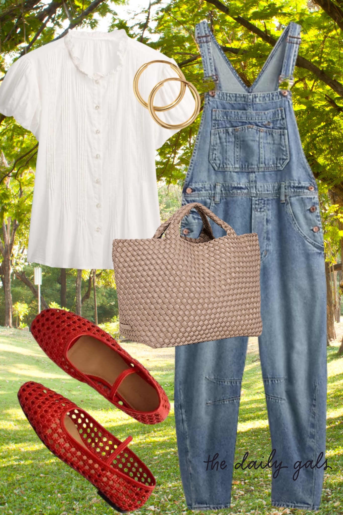 Playdate Pop of Red

Easy, breezy summer style for a park day or casual hang with the kids.
Denim overalls are having a moment—paired mine with a sweet puff sleeve blouse + red woven flats for a little punch.
This woven tote fits ALL the snacks and then some.

Shop the look:
#OverallsStyle #MomUniform #DailyGalsLook #RedFlats #EasyStyle

#LTKSummerEdit #LTKSeasonal #LTKKids