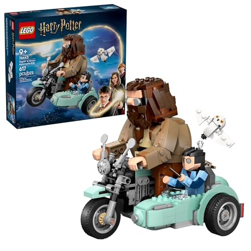 LEGO Harry Potter Hagrid & Harry's Motorcycle Ride Building Toy - Kids Motorcycle Toy for Boys and Girls, Harry Potter Fans, Ages 9+ - Gift Idea for Birthdays - 76443 | Amazon (US)
