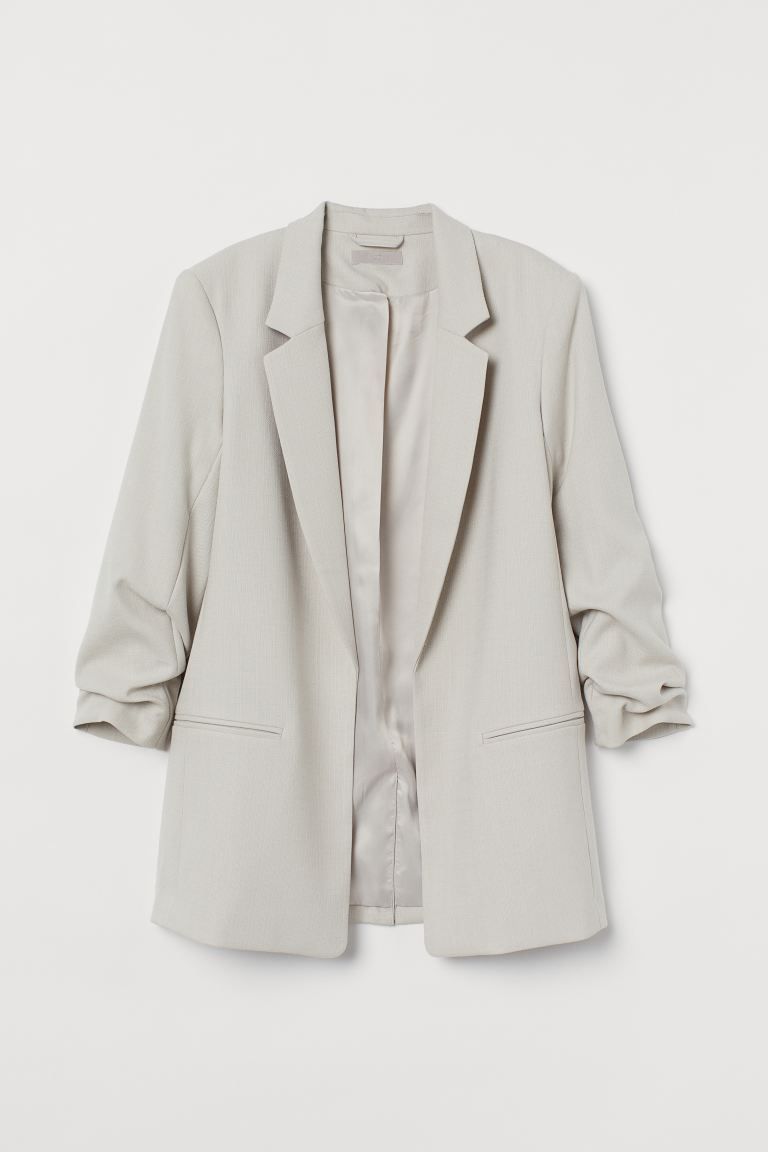 HM.com
		                     
		    
		
	
		
		    
		        Jacket with Gathered Sleeves | H&M (US + CA)