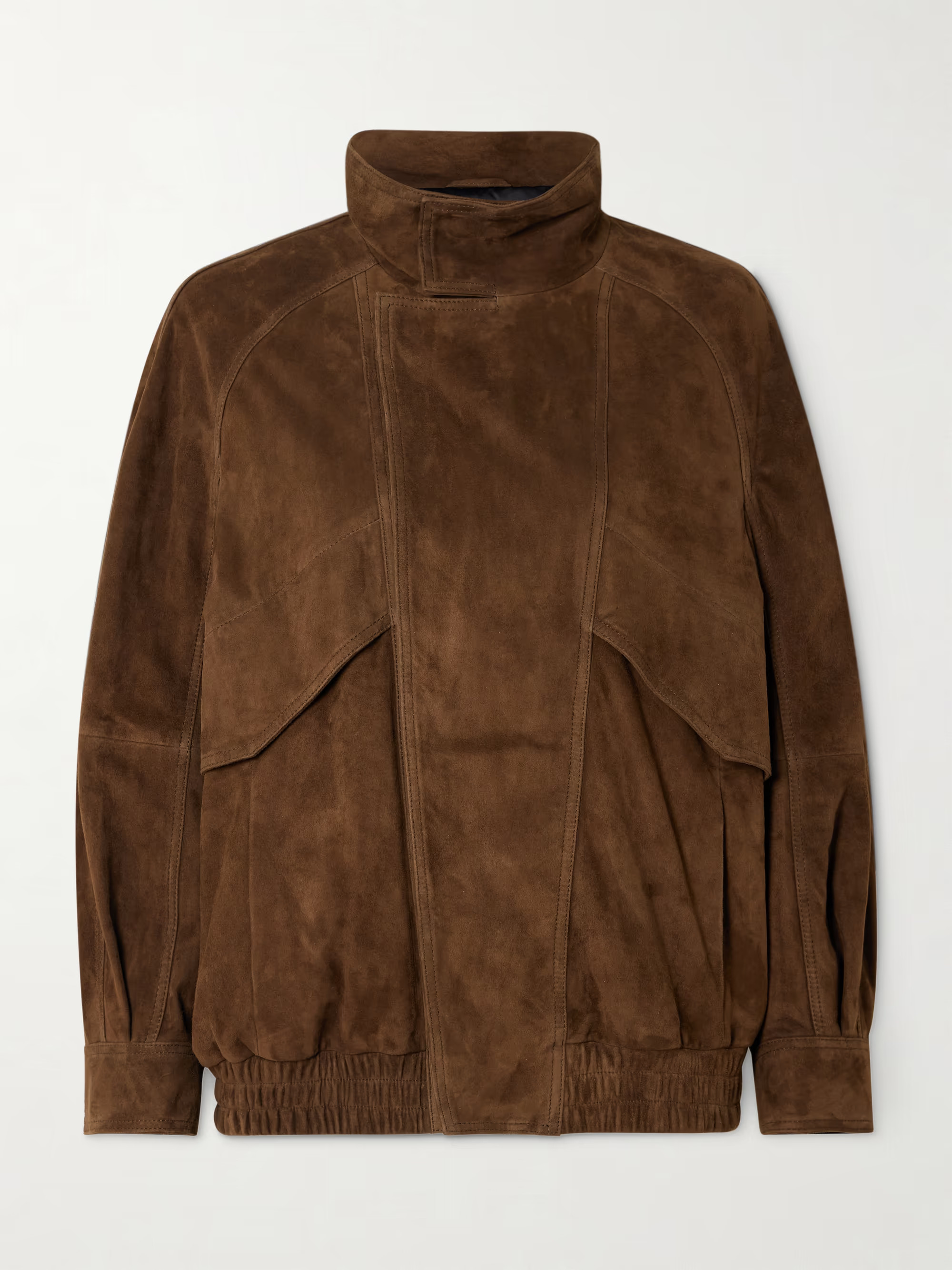Ariste oversized paneled suede jacket | NET-A-PORTER APAC