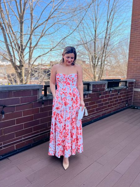 Love this wedding guest dress for summer! I sized up to a 6 based on reviews and it’s a little too big (mostly in the bust) - a 4 would have been better! 

#LTKwedding #LTKSeasonal #LTKparties