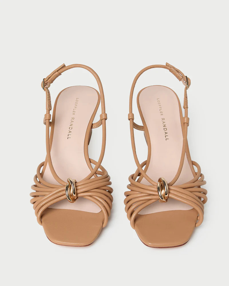 Minna Dune Leather Heeled Sandal | Loeffler Randall