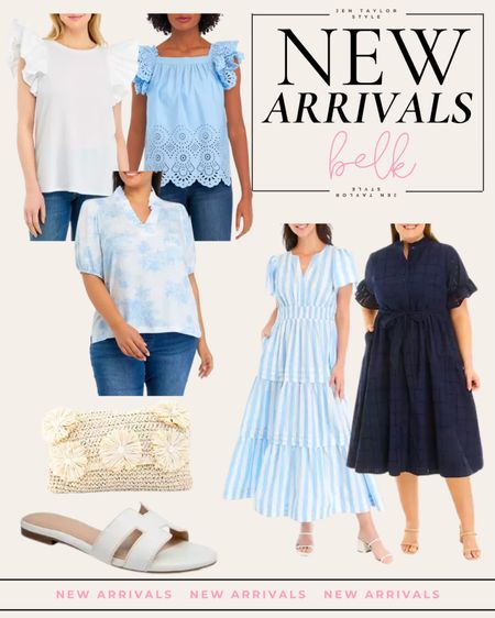 Belk new arrivals! Belk is doing buy 1, get 2 free again! 🙌🏻 If you love classic fashion or preppy style, Belk does it so well and is far less than other retailers. They also offer a lot of their pieces in regular and plus size up to 4X. These pieces would be perfect for summer outfits and graduations. 

#LTKMidsize #LTKPlusSize #LTKSaleAlert