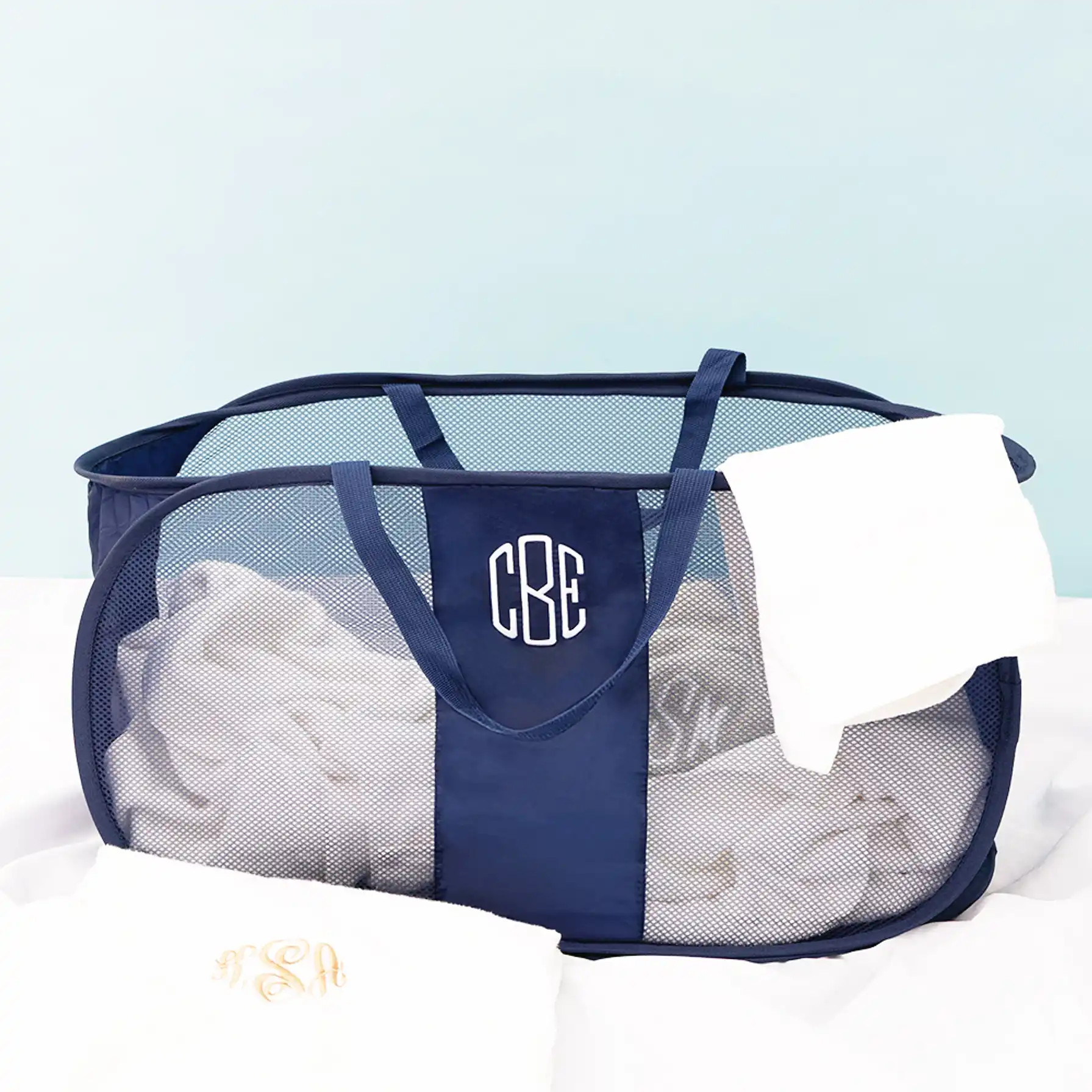 Monogrammed Pop Up Hamper | Marleylilly