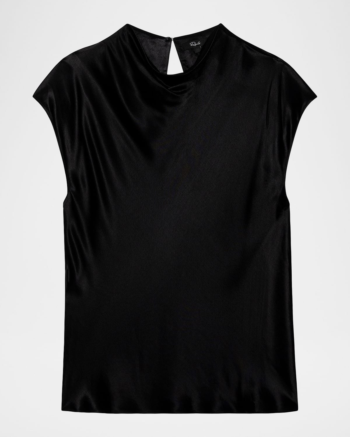 Loretta Satin Cowl-Neck Top | Neiman Marcus