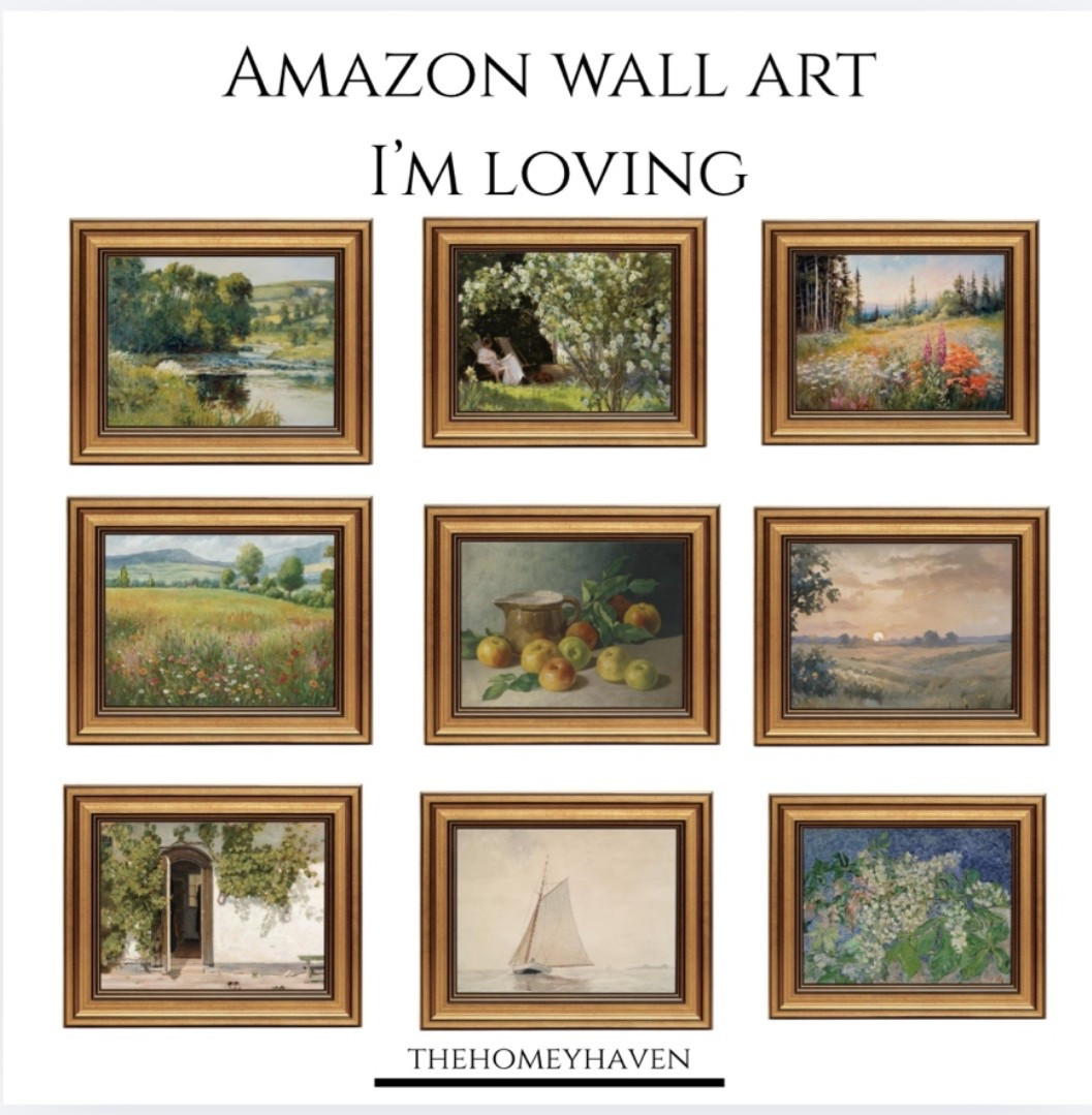 Wall art I’m loving from Amazon! 
Several sizes!! 

Kitchen decor, bedroom, bathroom, guest bedroom, guest bathroom, living room, console table, home decor, Amazon home, Amazon finds, gold framed art, gold frames, pretty pictures, summer decor

#LTKHome #LTKdayinmylife #LTKSeasonal