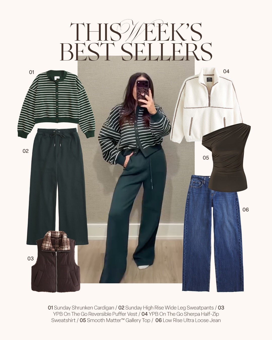 This weeks best sellers! No surprise here I love them all so much