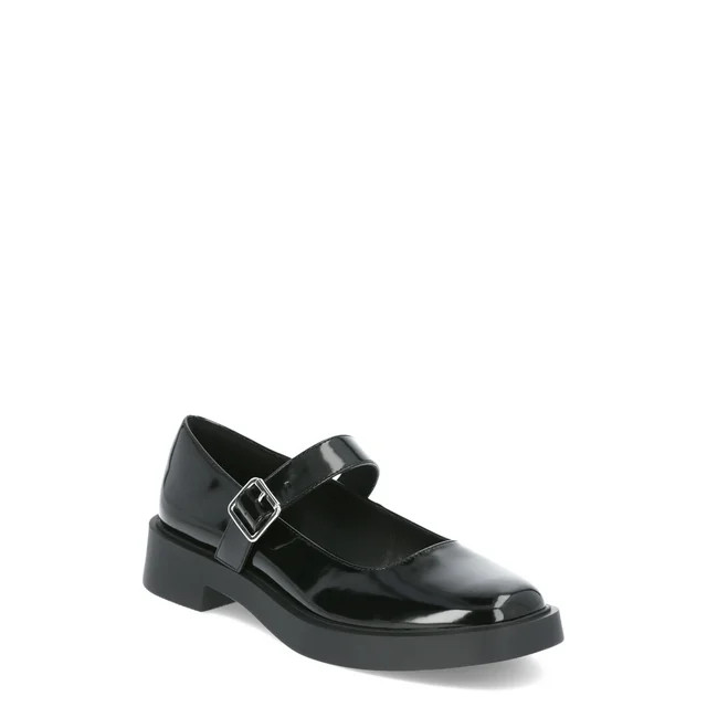 No Boundaries Chunky Mary Jane Shoes, Women’s | Walmart (US)