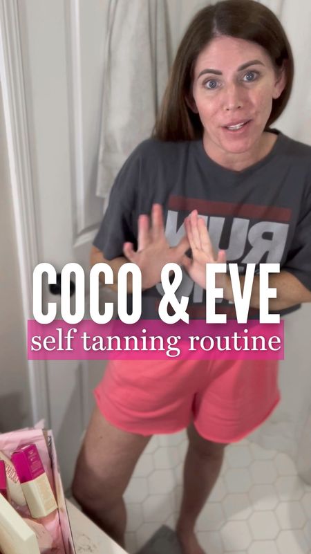 Self tan routine with Coco & Eve
I used the Bali Bae self tan set, and it includes the bronzing foam in shade dark, the back applicator, the face brush, and the velvet hand mitt.

I also have the tan boosting anti-aging body oil with SPF20. I plan on using this on the days I will be outside casually like sports games, walking, gardening, etc.

The limited edition kabuki body brush- I used this to blend the tan in around my shoulders, neck, belly button, knees, elbows, etc.

I love the gorgeous color it gave me. It’s very natural looking and I love that you can achieve the color you want by the amount of time you leave it on. I slept in mine overnight but for a lighter tan I recommend leaving it on at least 4 to 6 hours.

They also have sunscreen, hair care and more!

You can save 15% off regular priced merchandise with my code  TDJ15.
It does not include any value sets as they are already discounted heavily.

Coco and Eve tan, self tanner, tanning products