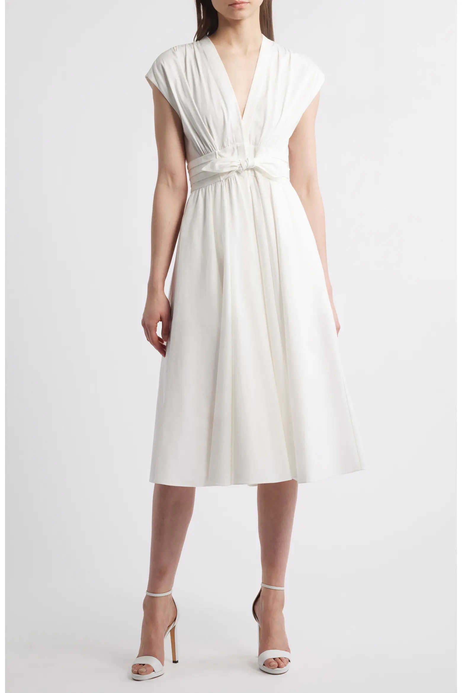 KOBI HALPERIN Tie Waist Midi Dress (Women) | Nordstrom | Nordstrom