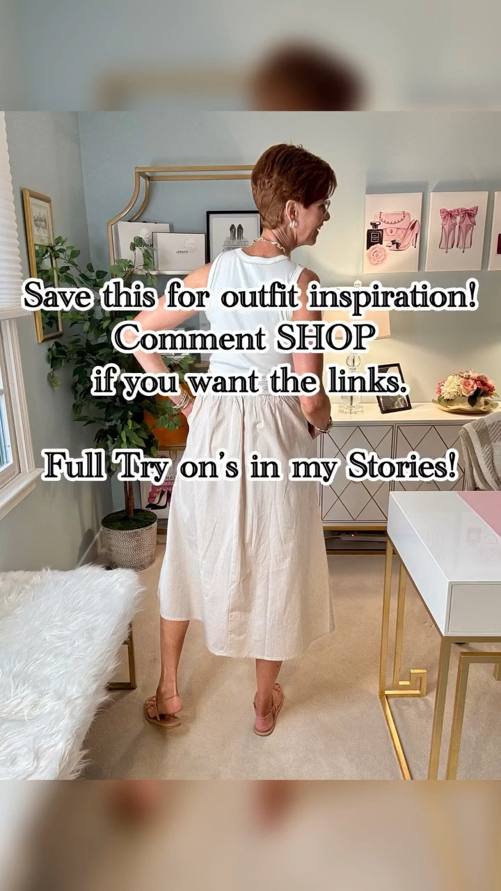 If getting dressed feels harder than it should, the answer is usually simpler pieces that work together.

Want the links? Like, Follow & Comment SHOP and I’ll send links right to your DM. Full Try on’s in stories!

I styled three new arrivals from J.Crew Factory — the striped “Le Weekend” sweatshirt, the everyday chino pant, and the tie-waist mixed-media midi dress — to show how a few thoughtful pieces can create multiple outfits without overthinking what to wear.

These are the kinds of wardrobe staples I reach for on repeat because they’re comfortable, polished, and easy to mix with things most of us already own.
Which outfit would you wear first?

Save this for future outfit inspiration and send it to a friend who loves timeless, everyday style.

Love classic outfits and tall-friendly style that actually works?�You’re in the right place — hit follow and stay awhile.

#ClassicStyleOver40�#JCrewFactoryStyle�#TimelessWardrobe�#styleover40

#LTKootd #LTKOver40 #LTKTall