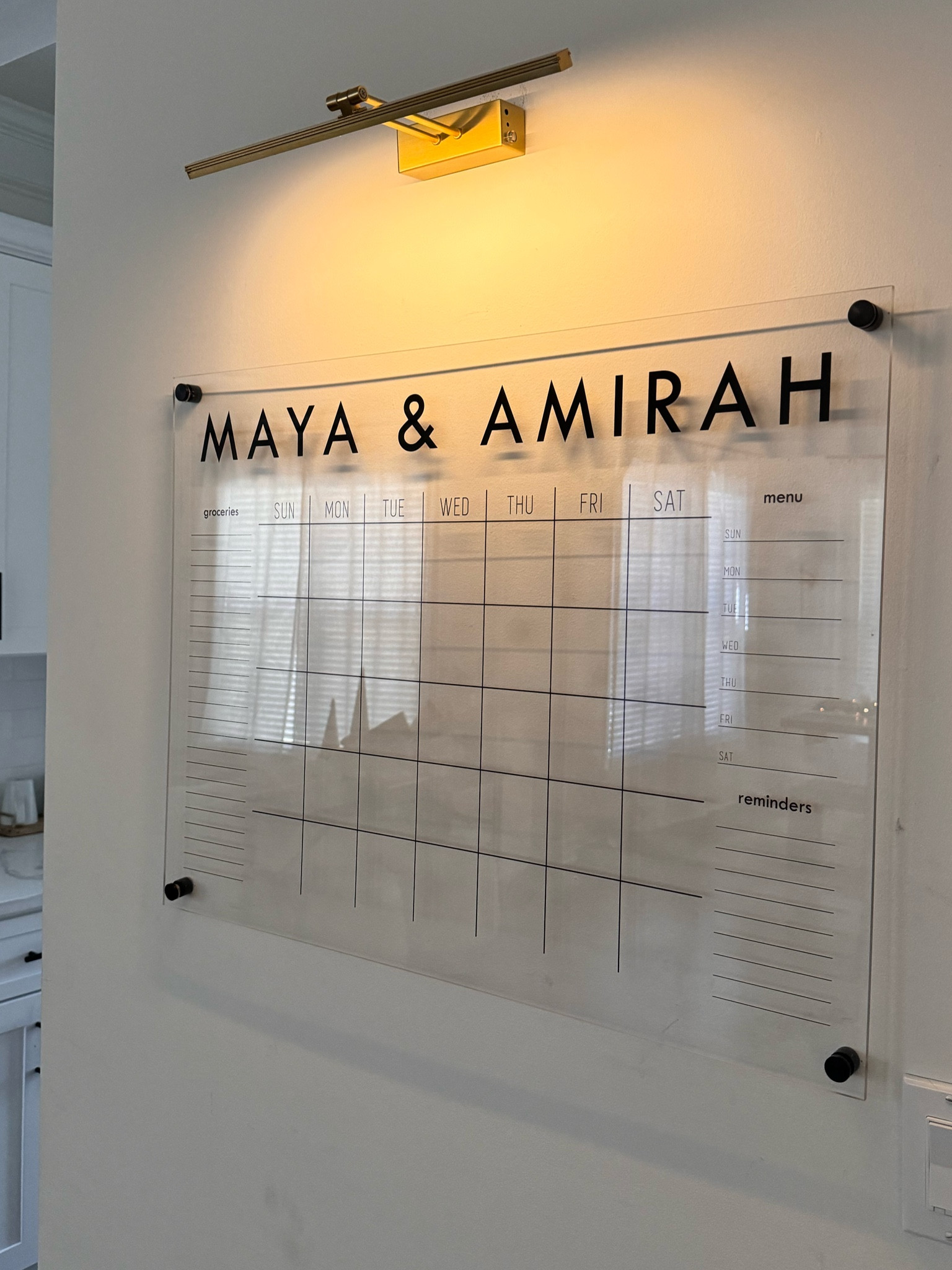 The perfect gift for an organized loved one! Customizable acrylic calendar and dimmable picture light 

#LTKSaleAlert #LTKHoliday #LTKHome