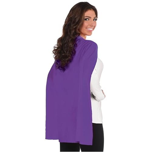 Purple Cape Costumes for Kids and Adults - 30" (1 Count) - Great For Party Dress-Up - Superhero & Halloween Capes - One Size Fits Most | Amazon (US)