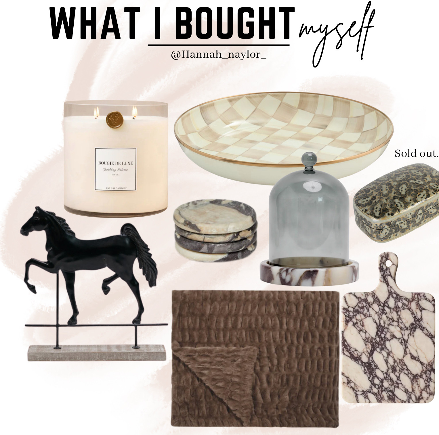 Here's a few items I purchased for myself for Christmas! Find the whole video on my socials! #homedecorghaul #haul  

 #LTKU #LTKHome