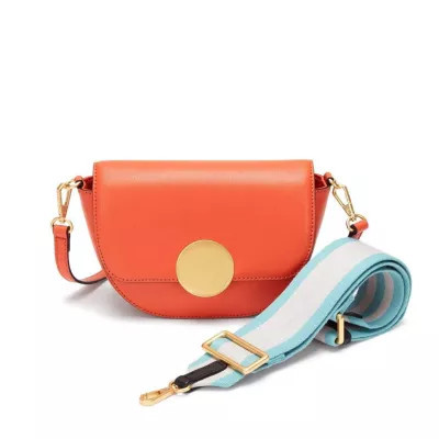 Oryany Lottie Saddle Crossbody Bag, Orange | Belk