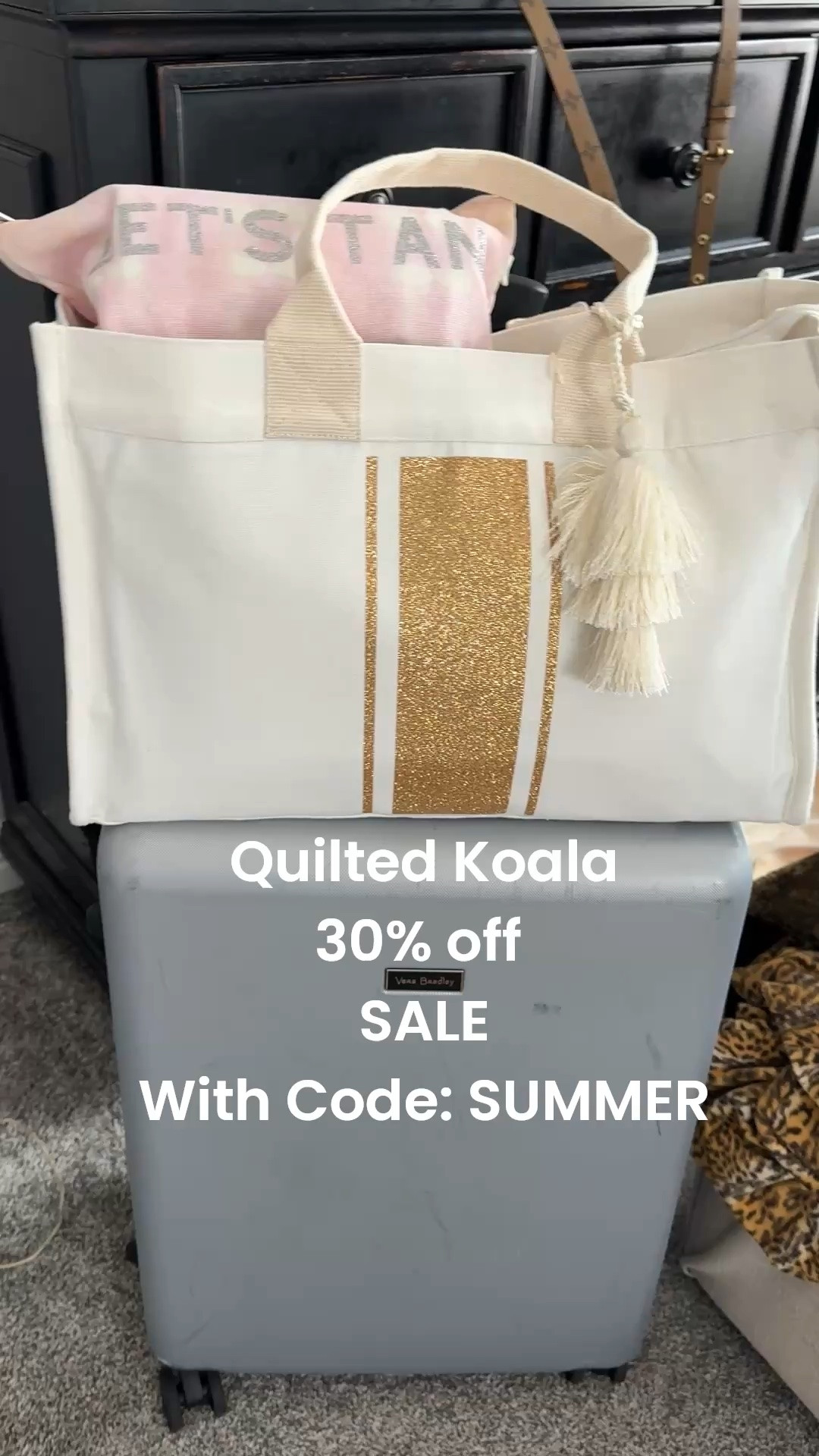 30% off site wide SALE
On Quilted Koala

With code Summer

I am linking all the bags I own..
You’ll love them and make great gifts!

Travel - pool & beach tote-
Make up bags- sunscreen bags… purses and more

I can’t go anywhere without a couple Quilted Koala bags.

I have a pool bag always packed
A sunscreen bags
One in the car for errands and farmers markets
Etc

#LTKSaleAlert #LTKTravel
