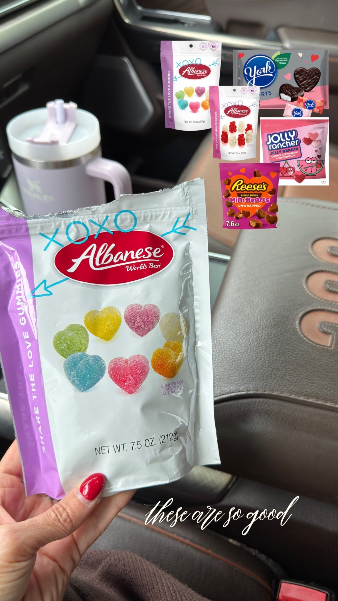 Top tier Valentine’s Day candy for me! 

#LTKdayinmylife #LTKmomlife